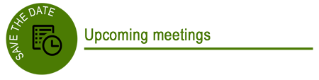 all upcoming meetings